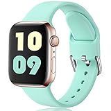 Keine Sorge, die abfällt: Das Design der Edelstahlschnalle sorgt dafür, dass Ihre kompatibel mit Apple Watch den ganzen Tag in Position bleibt und sicherer ist. Perfektes Armband für Sport und Arbeit