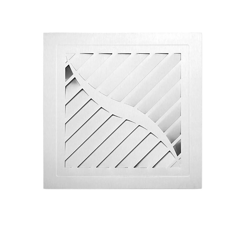 LVSEWOA Extractor de Aire de Techo Integrado, 30 x 30 cm, silencioso, para Cocina, baño, Ultrafino, para baño