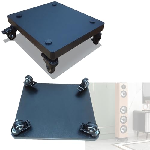 Soporte de aislamiento de subwoofer con ruedas contra la resonancia