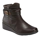 Earth Origins New Women's Jane Zula Ankle Boot Bark 7.5