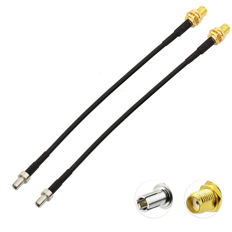 Adattatori SMA A RP-SMA UniteCom - Per Antenne 4G/5G Wi-Fi, Placcati Oro