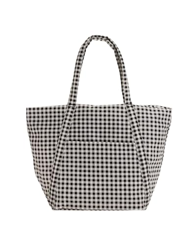 BAGGU Cloud Bag - Black & White Gingham