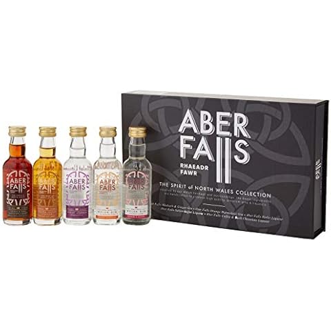 Aber Falls The Spirits of North Wales Gin Collection, 5 x 50ml Cover