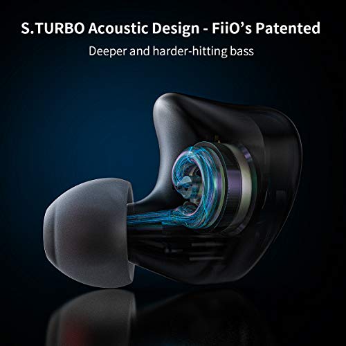 Image of FiiO FH3 Wired Headphones in Ear Earphone (Black)