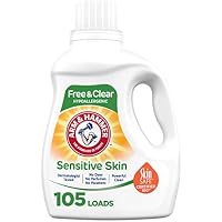 Arm & Hammer105-Oz Sensitive Skin Free & Clear Liquid Laundry Detergent (Fragrance Free)