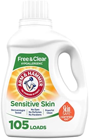 Arm & Hammer Liquid Laundry 105oz Perfume & Dye Free dual HE