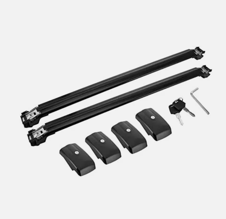 Wonderdriver 220lbs Heavy Duty Aluminum Roof Rack for Nissan Rogue 2014-2020 Black