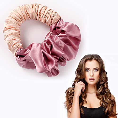 Soft Heatless Curling Headband, No Heat Hairband Hair Curler Hairband Ponytail, Lazy Scrunchie Rollers Magic Hairdresser Tools for Women Girls Long Short Hair, Overnight Hair Roller