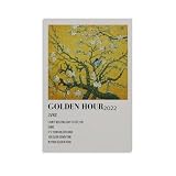 HANDUO JVKE Golden Hour 4 Canvas Poster Wall Decorative Art Painting Living Room Bedroom Decoration Gift Unframe-style12x18inch(30x45cm)