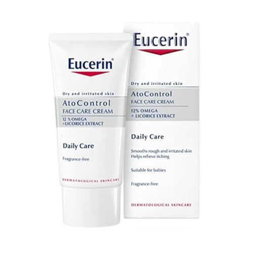 Eucerin AtoControl Face Care Cream for Reduces Redness and Itching 50ml, White, 50 ml (Pack of 1) - Image 2