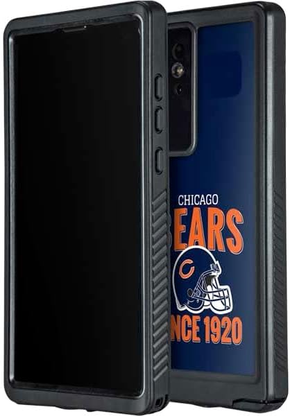 Skinit Waterproof Phone Case Compatible with Galaxy S24 Ultra - Officially Licensed NFL Chicago Bears Helmet Design