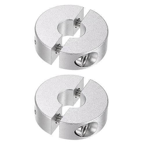 QUARKZMAN 2pcs Bague de Réglage Bague Arrêt d'axe Butée Double Divise pour 10 mm Arbre Collier Vis pince, 30mm OD, 10mm Largeur, Bouchon Position Maintien Calage Poulie Machine Outil