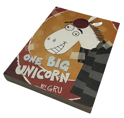 Costumeteers ONE BIG UNICORN Minion Children Picture BOOK Gru Cosplay Props Replica Props, Multicolor, 18.5 cm by 13.5 cm by 1.8 cm