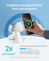 Anker MagGo 3-in-1 Ladestation Qi2 15W MagSafe kompatibel Ladegerät – Ansicht 3