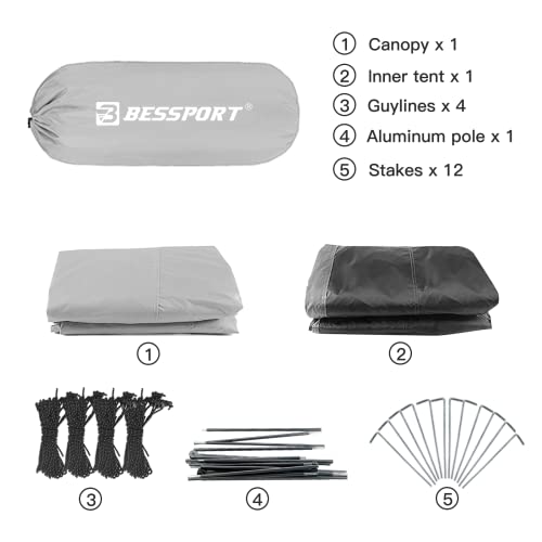 Carpa para Camping Bessport para 2 Personas miniatura 3