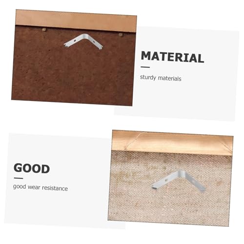 Image of 50pcs Spring Clips for Picture Frames Backing Plates for Easy Hanging Multi-use Art Display Hardware Smooth and Wear-Resistant Design