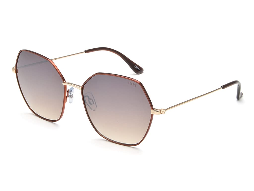 IDEE 100% UV protected sunglasses for Women | Size- Large | Shape- Hexagon | Model- IDS2814C1SG - Review, Price and Buying Guide
