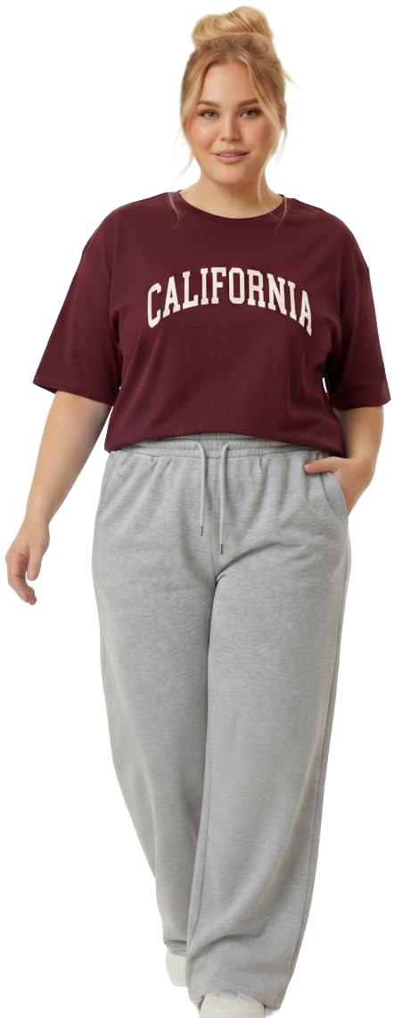 fasha Women Oversized T-Shirt and Lower Set TrackSuit for Women | Oversize Baggy Loose Fit T-Shirt with Joggers Track Pants |Printed Oversize Top with Lower Combo Set-picture-35