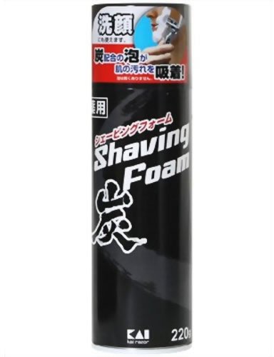 Kai medicinal carbon shaving foam (220g)