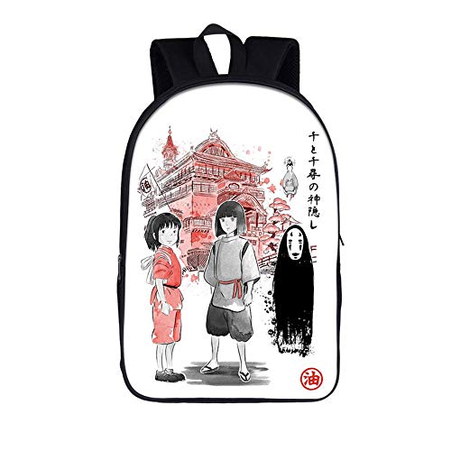 Mochila de dibujos animados Spirited Away Totoro para adolescentes niños niñas mochilas