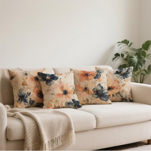 Housse coussin extérieur imperméable rose 30x30 lavable avec zip invisible - 5