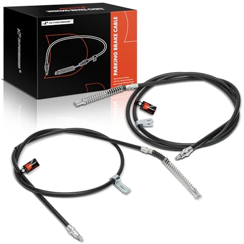 A-Premium Parking Brake Cable Replacement for Chevrolet Silverado 1500 1999-2006, Rear Left & Right, Set of 2