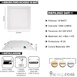 Zoom IMG-1 faretto led da incasso quadrato Zoom IMG-1 faretto led da incasso quadrato