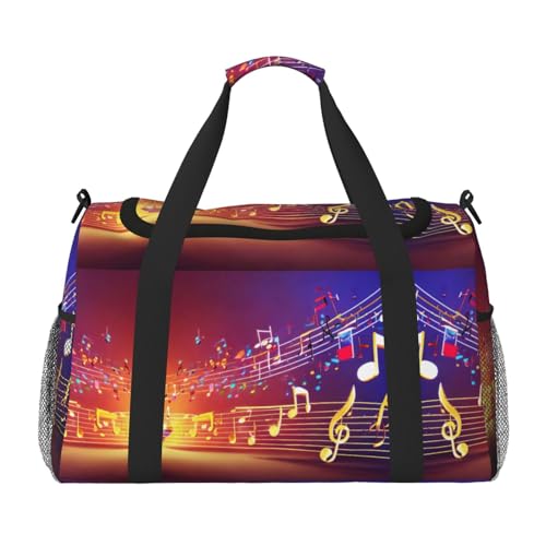 Sac de voyage notes de musique le cadeau idéal pour femme passionnée et voyageuse