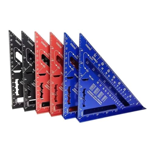 Escuadra Triangular de Aleación de Aluminio 7 Pulgadas miniatura 3