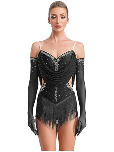 Léotard de danse latine extensible XL fini les tenues inconfortables pour la salsa