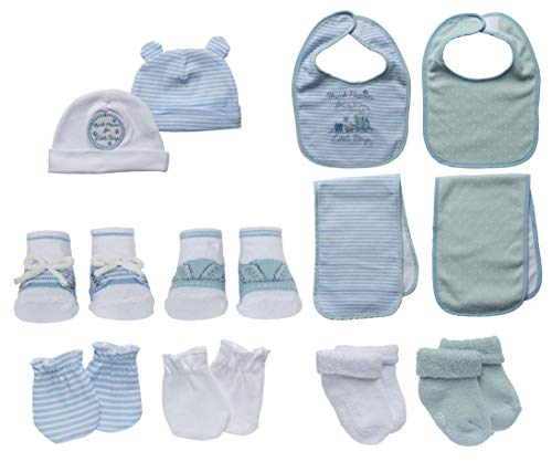 Little Me 13 Piece Take Me Home Set, Blue/White, 0-12 Months