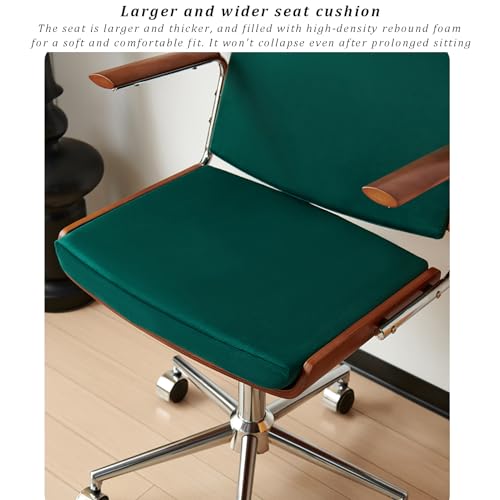Chaise de bureau pivotante ergonomique avec dossier confortable et hauteur réglable