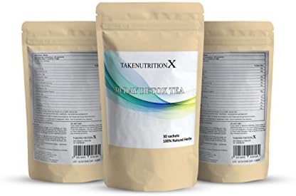 Takenutritionx 30 Days Detox Ampk Get Fit Herbal Weight Loss Tea- Natural Weight Loss, Body Cleanse and Appetite Control Oolong Tea,Lotus Leaf, Hawthorn,Gynostemma Pentaphylla 30 Tea Bags