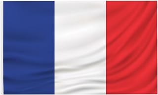 علم فرنسا 90 × 150 سم، لافتة فرنسية، 4 فتحات، ثقوب نحاسية في كل زاوية، كرة القدم الفرنسية، الرجبي، اعلام فاخرة، للاستخدام الداخلي والخارجي