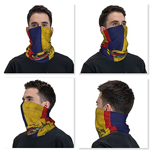 Image of 4Pcs Magic Headwear Neck Gaiter Tube Scarf Headbands Bandana Balaclava for Outdoor Running Cycling Skating Work Out
