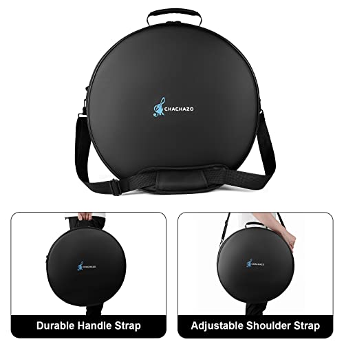 Chachazo 5-Piece Drum Cases Set For Standard Kits, Thick Padding & Rugged Pu Leather Drum Case For 12" Tom, 10" Tom, 14" Snare, 16" Floor Tom, 22" Bass Drum (5Pcs Standard Set) #TOP1