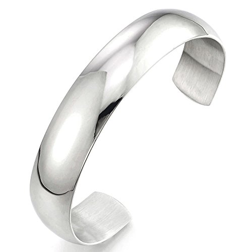 Pulsera minimalista de acero inoxidable ajustable 18 cm miniatura 1