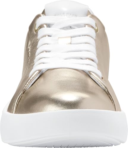 Cole Haan Cole Haan Women's Grand Hurrion Cup Lace-to-Toe Sneakers, Gold/White/White, 5.5-B US