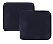 BW&HM Tapis de séchage en Microfibre Tapis égouttoir Vaisselle Absorbant Séchage Rapide pour Cuisine 40 x 46 CM Lavable en Machine Lot de 2 Noir