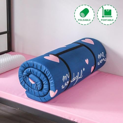 Surmatelas lit simple 80x190cm idéal pour optimiser le confort d'un studio