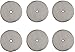 Universal Replacement Filter for French Press - 34 oz /1000 ml / 8 Cup Press (6 Pack) - Fits Most Other Coffee Presses - Includes Metal Center Ring - Filter for Coffee, Espresso & Tea Machines