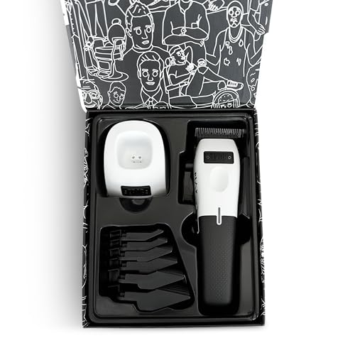 Image of TPOB Play Barber Hair Clippers for Men 7500 RPM with Rubber Grips (White)