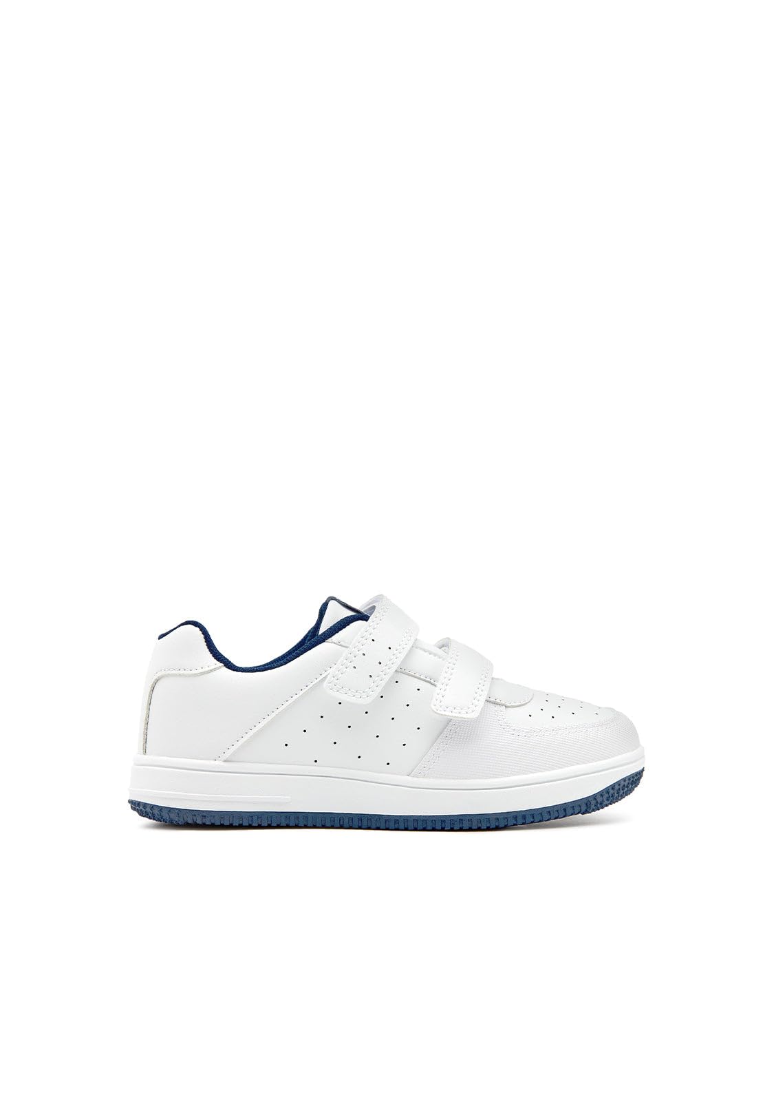 Conguitos Zapatillas Deportivas Colegiales Unisex Blanco/Azul Marino Zapatillas Casual para niños cómodas (Azul Marino/Talla 34)
