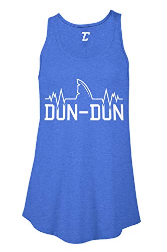 Dun-Dun - Great White Shark Pun Funny Parody Women's Flowy