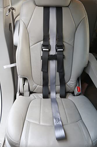 Image of EZ-ON Products Durable 43YC. One Size Fits Most. Converts Personal Vehicle Lap or Lap /Shoulder Seatbelts Into a 5-Point Securement. User-Friendly Vest. No Mount Needed. Meets NHTSA Regulation.