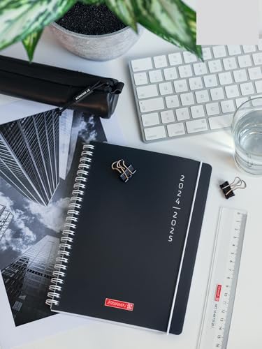 BRUNNEN School Diary (2024/2025) "Plain Black", 1 Page = 1 Day, A6, 352 Pages, Black, schwarz - Image 4
