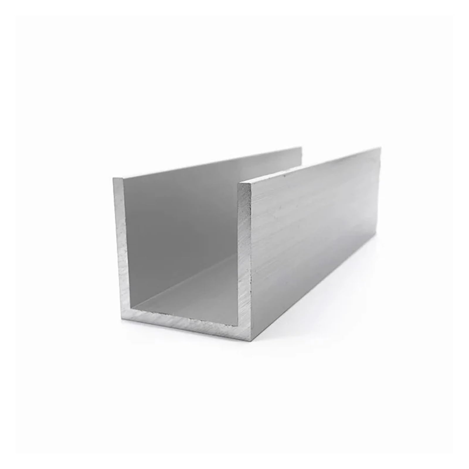 2 piezas de perfil en U de aluminio, 5 x 5/5 x 10 mm, 100 x 25 mm de longitud, ranura fija for tarjeta, perfil de aluminio DLY(50x25x0.8mm 2pcs)