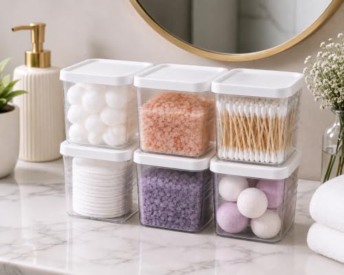 Image of Krevo Multipurpose Storage Containers, 800ml Airtight, BPA Free - Pack of 4