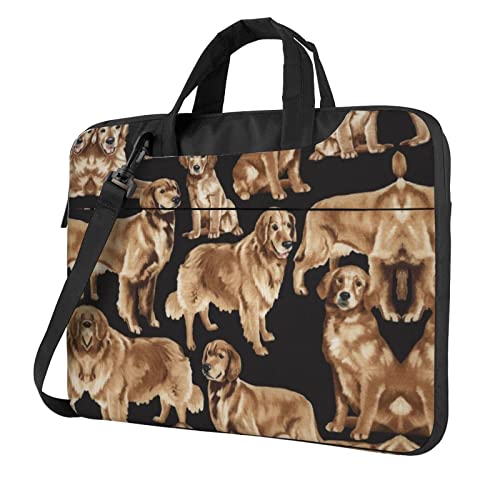 Sacoche à bandoulière pour ordinateur portable 13 14 15.6 pouces motif animalier