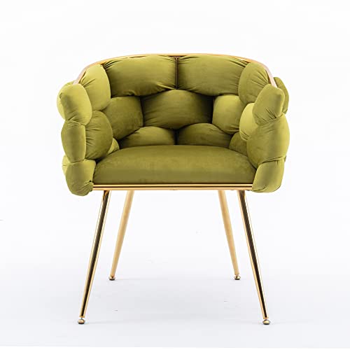 Sillón Plegable Velvet Verde oliva miniatura 6